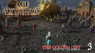 Age Of Mythology Retold  The Golden Gift Campaign  Fight At The Forge [upl. by Royo]