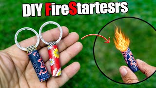 100 Working  Fire Starter Kaise Banaen  how to make fire starter with matchbox  diy fire starter [upl. by Yendahc]