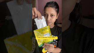 Tried a GARNIER FACE MASK shortvideo shortsviral youtubeshort facemask garnierserum shorts [upl. by Asus337]