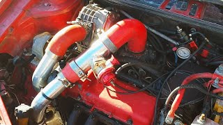 Supercharger Sound Blow Off vs Bypass Valve Comparison Aisin AMR500 boostedpunto [upl. by Adnilev]