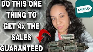 BEST STRATEGIES TO MAKE MORE SALES ON OFFER UP TIPS TRICKS HACKS AND MORE GUARANTEED RESULTS ‼️ [upl. by Hartfield89]