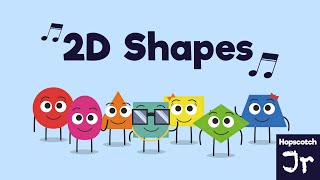 2D Shapes Song [upl. by Coniah778]