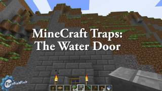 Tutorial Minecraft Traps The Water Door [upl. by Ik]