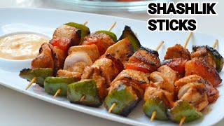 SHASHLIK STICKS Restaurant Style by YES I CAN COOK [upl. by Amadeo]