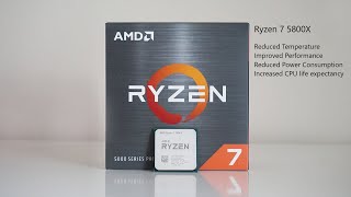 Ryzen 7 5800X Undervolt Guide  Lower Temps Better Performance 5800x overclocking undervolting [upl. by Boggs]