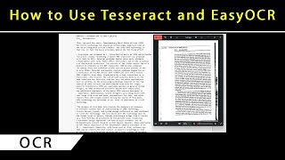 How to Use Tesseract and EasyOCR [upl. by Beverley]