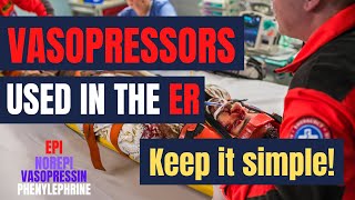 VASOPRESSORS  Emergency Nursing Tips on Vasopressors used in the ER for NEW Nurses [upl. by Aneeles]