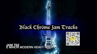 Backing Track 702 E minor Modern Heavy Rock [upl. by Rimma724]