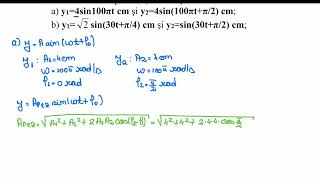 ❗❗Problema rezolvata clasa a XIa Compunerea Oscilațiilor  nivel începător ❗❗ [upl. by Aisauqal656]