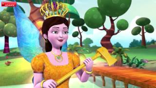 The Truthful Woodcutter  Bengali Stories for Kids  Infobells [upl. by Ecirtnas]