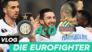 INTER 4  0 RAPID WIEN CIAO EUROPA LEAGUE [upl. by Greenwald571]