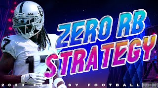 2023 Fantasy Football  Zero RB Draft Strategy [upl. by Gui444]