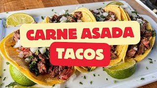 Authentic Carne Asada Tacos Perfectly Marinated amp Grilled [upl. by Alesandrini841]