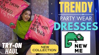 All new Dresses Haul From NEWME💚  Latest amp trendy  Tryon  honest Review  gimaashi [upl. by Charisse159]