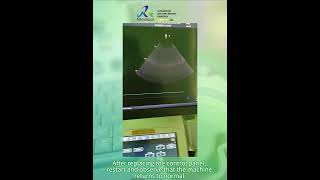 GE VIVID E95 Medical equipment repair fix ultrasound display error repair ultrasound [upl. by Kassi]