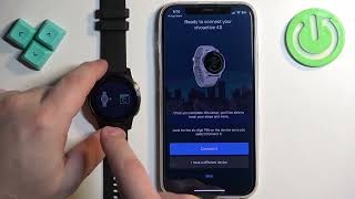 How to Pair GARMIN Vivoactive 4s Smartwatch with an iPhone [upl. by Mohn613]