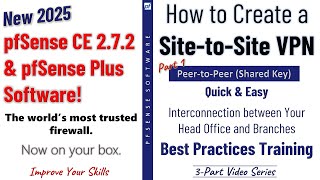 pfSense 270 New  OpenVPN Quick amp Easy  SitetoSite VPN PeertoPeer Shared Key [upl. by Asirrom]
