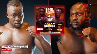 Modou Lo vs Siteu  Suivez le dernier face à face avant le Grand Choc TRIPLEX [upl. by Ytsenoh572]