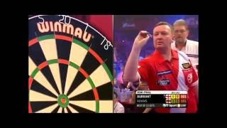 Darts World Championship 2015 Semi Final Adams vs Durrant [upl. by Aeynod]