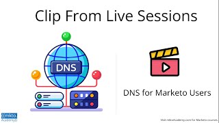 DNS understanding for Marketo users [upl. by Ssilem]