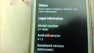 Tutorial Official Update Android 422 on Samsung Galaxy Grand Duos GTI9082 [upl. by Gerrit]