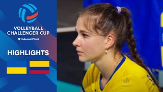 🇺🇦 UKR vs 🇨🇴 COL  Highlights Final 34  Womens Challenger Cup 2023 [upl. by Danczyk]