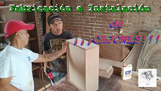 ¿Cómo fabricar e instalar cajones de MDF quotInstall MDF drawersquot🤔  Aries WoodWorking 🔨♈ [upl. by Robinetta]