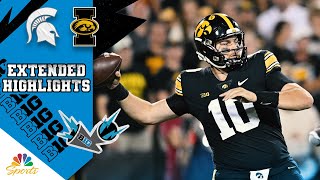 Michigan State vs Iowa  EXTENDED HIGHLIGHTS  9302023  NBC Sports [upl. by Velleman]