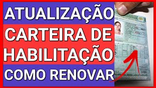 COMO RENOVAR A CNH CARTEIRA DE HABILITAÇÃO SEM PERDER RESTRIÇÕES [upl. by Eiramnna]