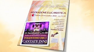 23 NOVEMBRE 2024 ADORAZIONE EUCARISTICA  ANIMATA DA PADRE MASSIMO GIUSTOZZO OSA [upl. by Liatnahs]