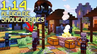 👉 Como seria una ALDEA de SAQUEADORES en MINECRAFT 114 [upl. by Kozloski212]