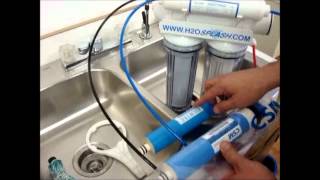 Reverse Osmosis Membrane Change by H2O Splash [upl. by Leidba]