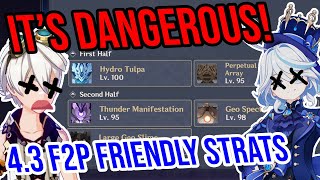 43 Abyss 12 is DANGEROUS Best 4★ Teams Tips amp Speedrun Genshin Impact [upl. by Wadell]