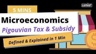 Pigouvian Tax amp Subsidy in Economics Optimal Tax Optimal Subsidy  Microeconomics Lumist [upl. by Evans131]