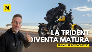 Nuova Triumph Trident 660 my 2025 Ecco come cambia  BREAKING NEWS [upl. by Compte]