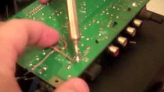 Logitech X 530 Burnt Trace Repair Part 2 of 2 [upl. by Damaris385]