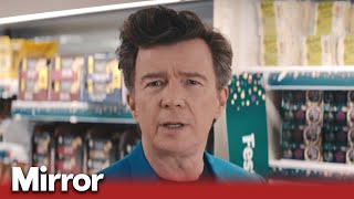 Sainsburys 2023 Christmas advert with Rick Astley [upl. by Burrton]