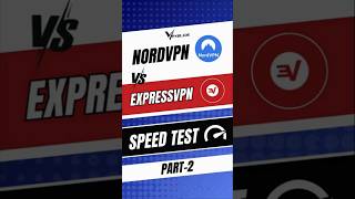 NordVPN vs ExpressVPN Speed test results you need to see shorts shortsvideo [upl. by Anais]