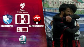 Erzurumspor 03 24 Erzincanspor MAÇ ÖZETİ Ziraat Türkiye Kupası 4 Tur Maç  A Spor  06122023 [upl. by Safire]