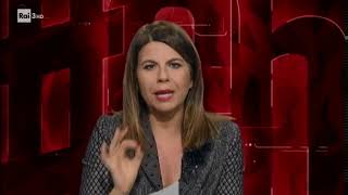 Geppi Cucciari in diretta da Milano  cartabianca 07112017 [upl. by Ative624]