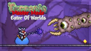 How To Defeat Eater Of Worlds In Terraria Master Mode [upl. by Arihday]