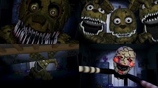 FNaF Custom Jumpscares COMPILATION  FNAF 4  WayTwo [upl. by Adine26]