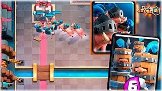 EL COMBO INCREIBLE CERDOS REALES Y RECLUTAS REALES DESTROZANDO en CLASH ROYALE  Withzack [upl. by Seabrook]