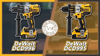 DeWalt DCD995 vs DCD996  Hammer Drill Showdown  Woodworking Tool Guide [upl. by Einoj787]