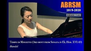 青苗琴行 x 香港演藝精英協會 ABRSM Piano 2019  2020 Grade 7 A2 Tempo di Minuetto [upl. by Hermine555]