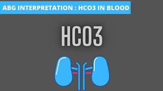 HCO3 Bicarbonate in Blood ABG interpretation [upl. by Anir]