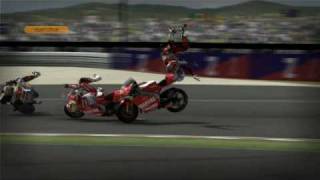 MotoGP 08  Crashes [upl. by Sigler]