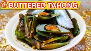 How to Cook Buttered Tahong Mussels  Pinoy Easy Recipes [upl. by Enived]