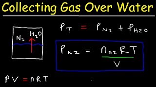 Collecting Gas Over Water Practice Problems  Chemistry Gas Laws [upl. by Adlaremse746]