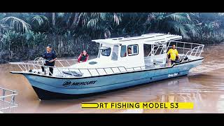 Bot Fiberglass Model Sport Fishing S360 WMG [upl. by Einner]